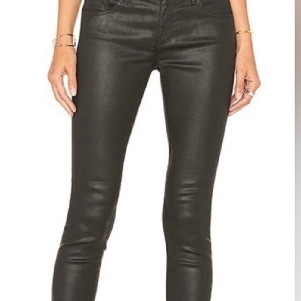 ⭐️👖 NWOT AG Legging Ankle LEATHERETTE SUPER SKINNY ANKLE